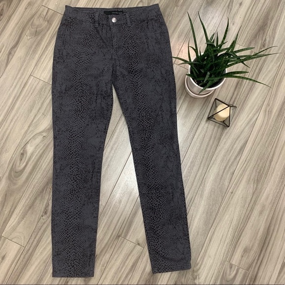 CALVIN KLEIN | Womens Grey Cheetah Leopard Print Pants with Stretch Size… - Picture 9 of 9